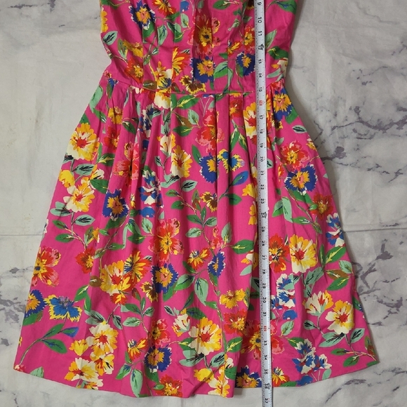 Kate Spade Pink Floral Sleeveless Dress - Picture 4 of 8